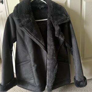 Faux Fur Lined Jacket